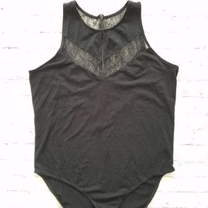 EXPRESS black lace bodysuit